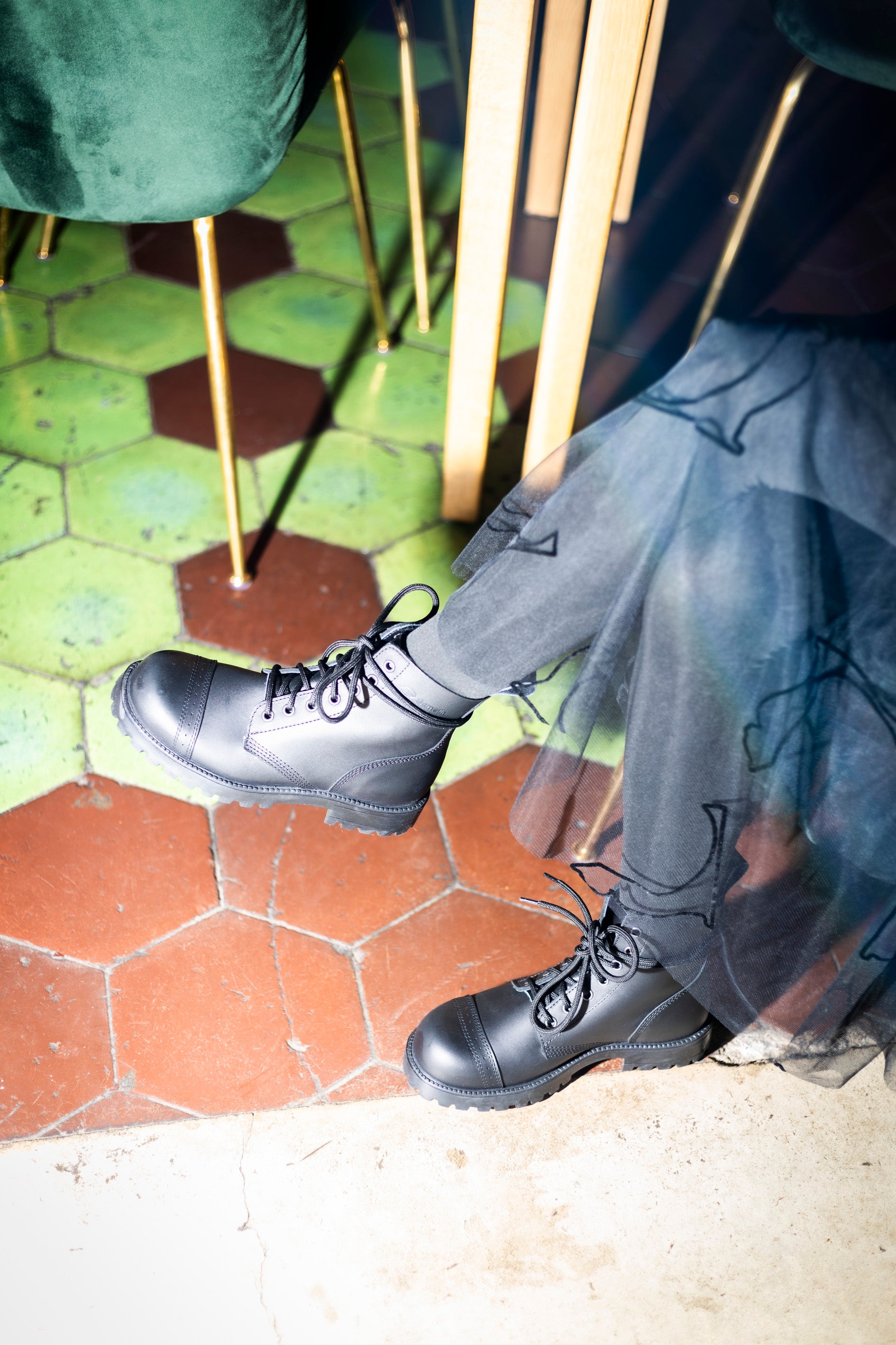 517 aka Aviator Boots - Black