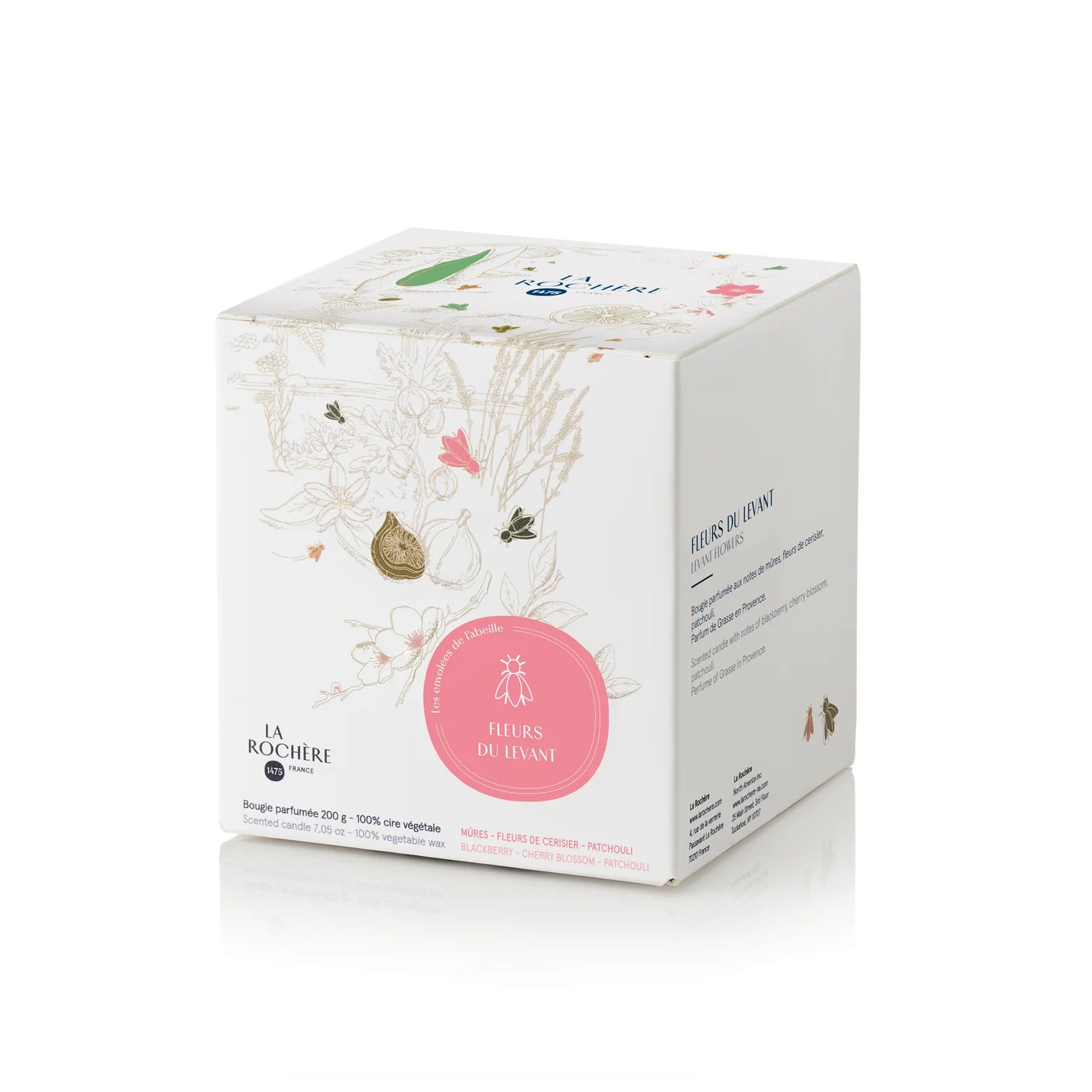 Cherry Blossom Bee Candle